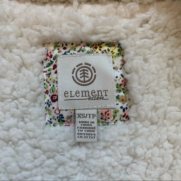 ELEMENT EDEN | Sherpa Lined Jacket Size XS - Picture 5 of 8
